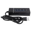 USB 2.0 Hub 4 Port 480Mbps USB Docking Station with LED Indicator for Windows for Linux for OS X