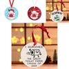 Delightful Personalised Lockdown Christmas Tree Ornament 2020 Quarantine Wooden Decor