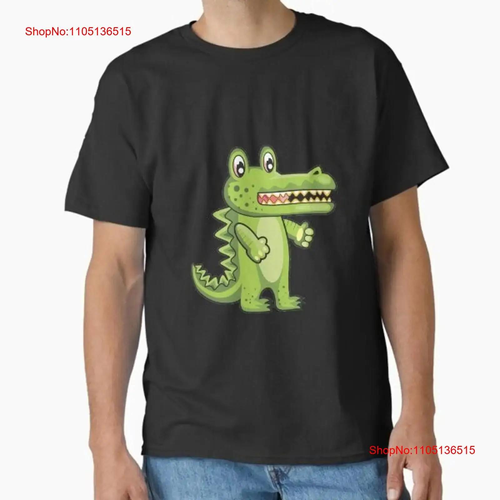 

Animal Doodle Crocodile Classic T Shirt Made in US AUS Size S 2XL vintage Washed graphic Stylish Versatile fashion Stretched S разноцветный