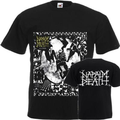 Unisex T-shirt Utilitarian By Extreme Metal Band Napalm Death Dtg Printed Tee
