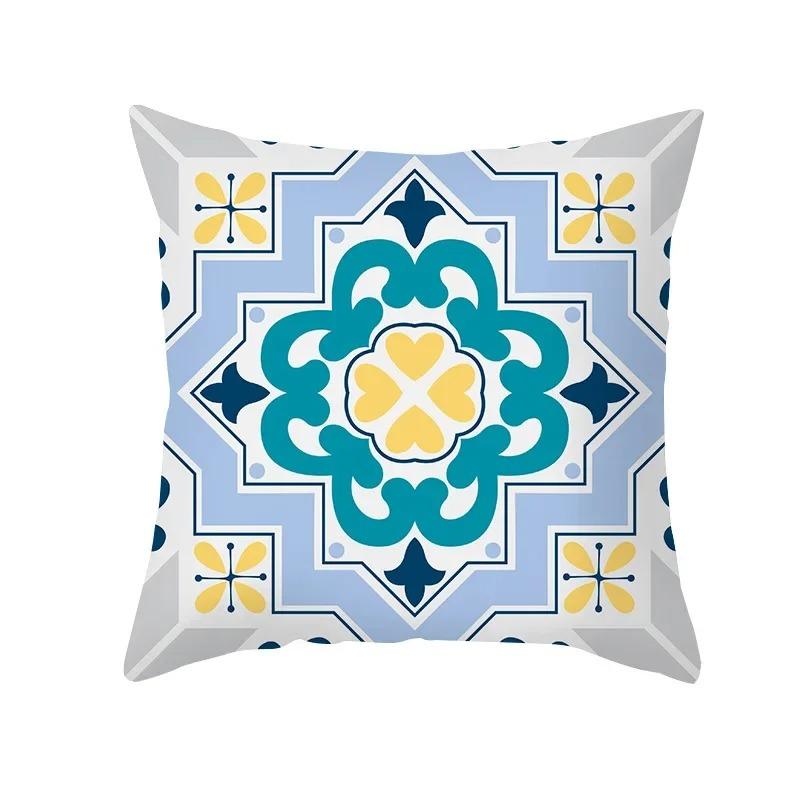 Home Decor Exquisite Patterned Decorative Throw Pillow Covers Pattern Cushion Cover Suitable For Sofa Bedroom Car Pillow Cover