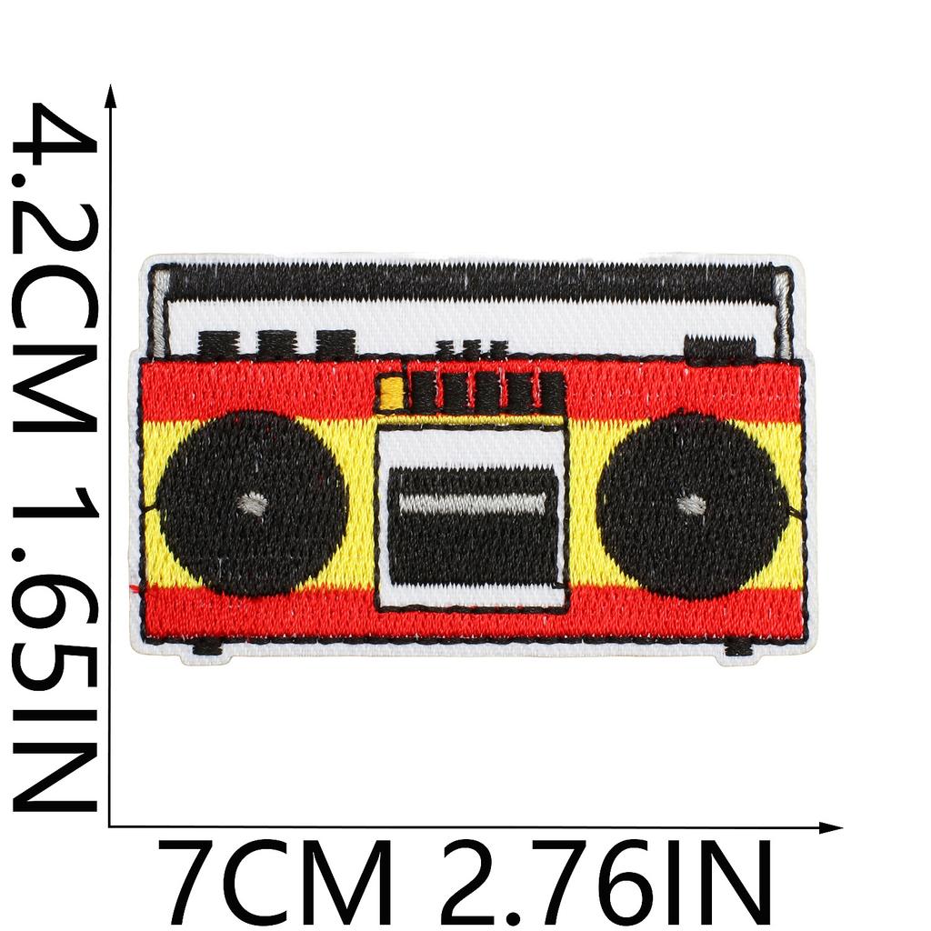 Taylor Cd Embroidery Cloth Sticker Singer Patch Sticker Music Butterfly Disc Computer Embroidery Chapter Bag Decoration Skirt Embroidery Label