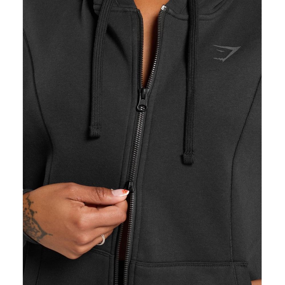 Gymshark Mikina Power Black B2b4a Bb2j