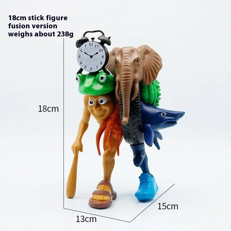 Set Jucării Figurine Italian Brainrot Tung Sahur Figurine Tralalero Tralala Bombardino Crocodilo Rechin Bananini Model Decor Cadou