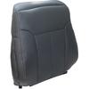 Driver Side Bottom and Top Lean Back Seat Covers Replacement Leather Black Compatible with Ford F250 F350 F450 F550 Lariat 2011 2012 2013 2014 2015