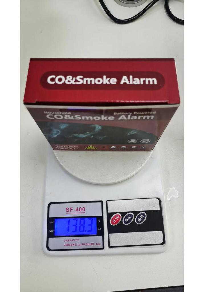 Carbon Monoxide Detector for Home - Honeycomb Coal/Smoke CO Alarm