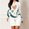 Plus Size Women Long Sleeve Slim Bodycon Midi Dress Soft Premium Casual Party Evening Outfit