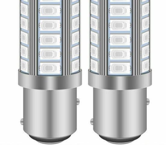 2 buc 1157 BAY15D mașină frână lumină de înaltă luminozitate unghi larg impermeabil LED roșu bec auto frână spate stop pentru ATV
