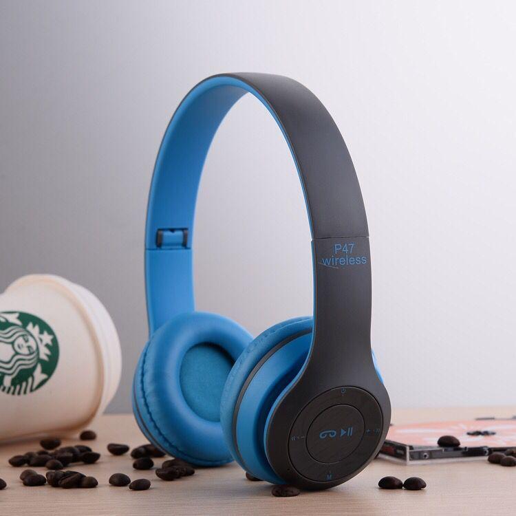 P47 Bluetooth Headphones Earphone Noise Reduction Foldable Gift Game Universal Computer Headsets