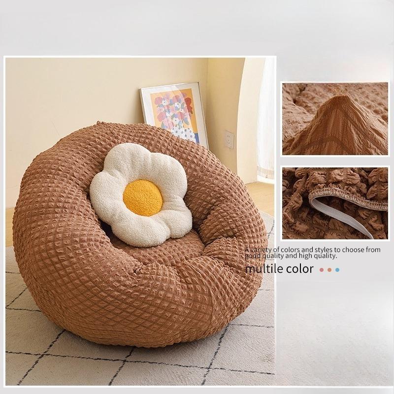2025 New Cat Scratch-resistant Style All-season Universal Pumpkin Sofa Dust Cover Lazy Bean Bag Single-person Sofa Cover