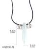 Anime Ninja Necklace Cosplay Props Tsunade Gemstone Natural Jade Pendant Talisman Necklace For Women Men Jewelry Charm Gifts