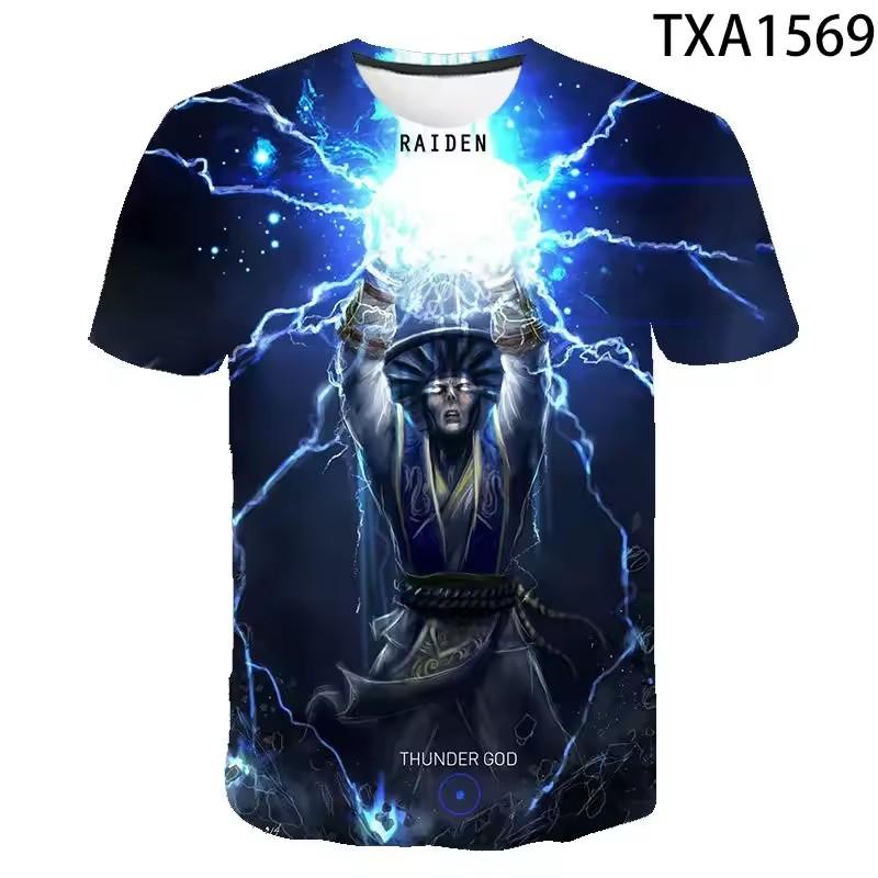 Mortal Kombat 3D T Shirt Men T-Shirt Fighting Game Streetwear Short Sleeve Men Summer Casual Cool Tee Tops