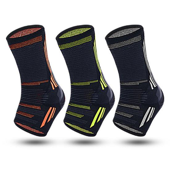 1 PC Compression Sports Ankle Brace Silicone Padded Protect Heel Ankle Support Basketball