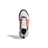 adidas Neo Quadcube CC Fabric Slip Resistant Low Top Marathon Running Shoes Women's White Orange Green FW7180