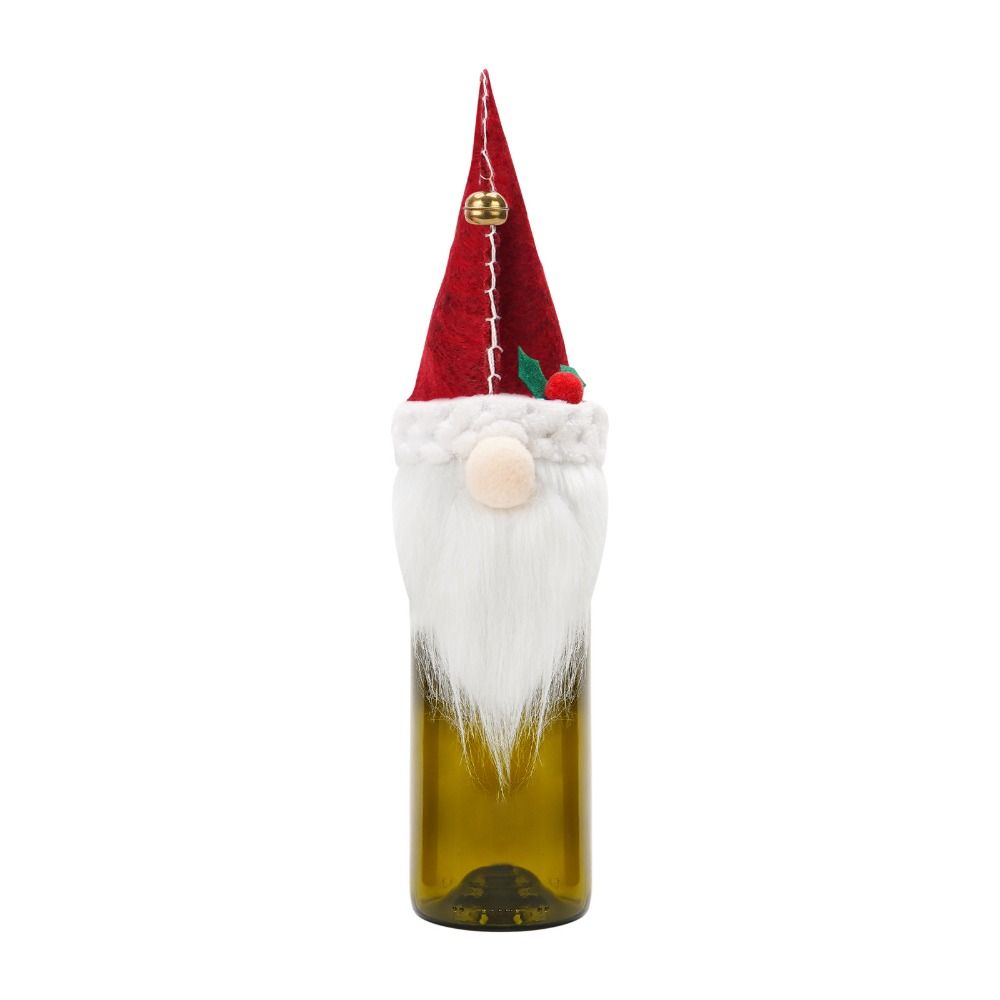New Santa Snowman Wine Bottle Cover Exquisite Funny Xmas Ornament Cute Celebration Champagne Cover New Year Gifts