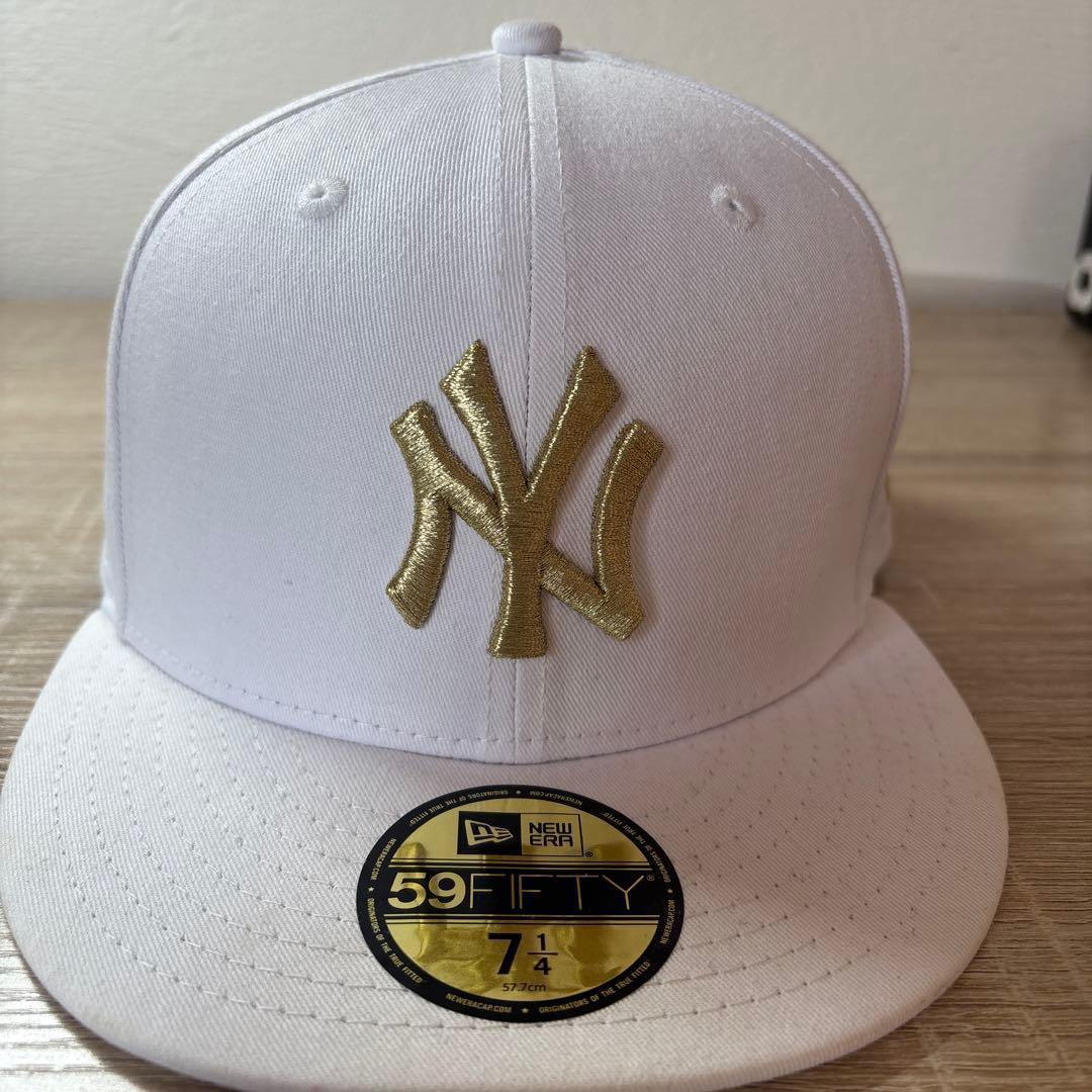 Used New Era 59FIFTY NY Yankees Cap White