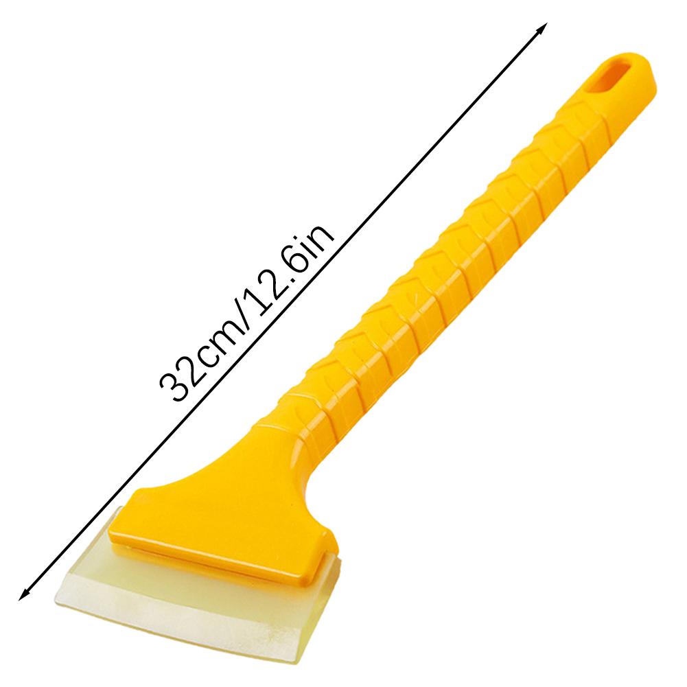 Car Snow Scraper,Ice Scraper Snow Brush With Soft Rubber,Long Handle Ice Scraper,Car Windsheild Snow Shovel Ice Scraper For Car