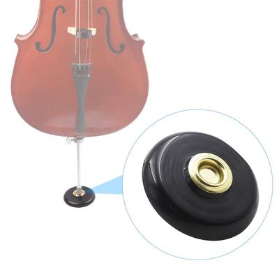 Protezione per ancoraggio del supporto del tappo del fermaglio per violoncello antiscivolo con occhiello in metallo
