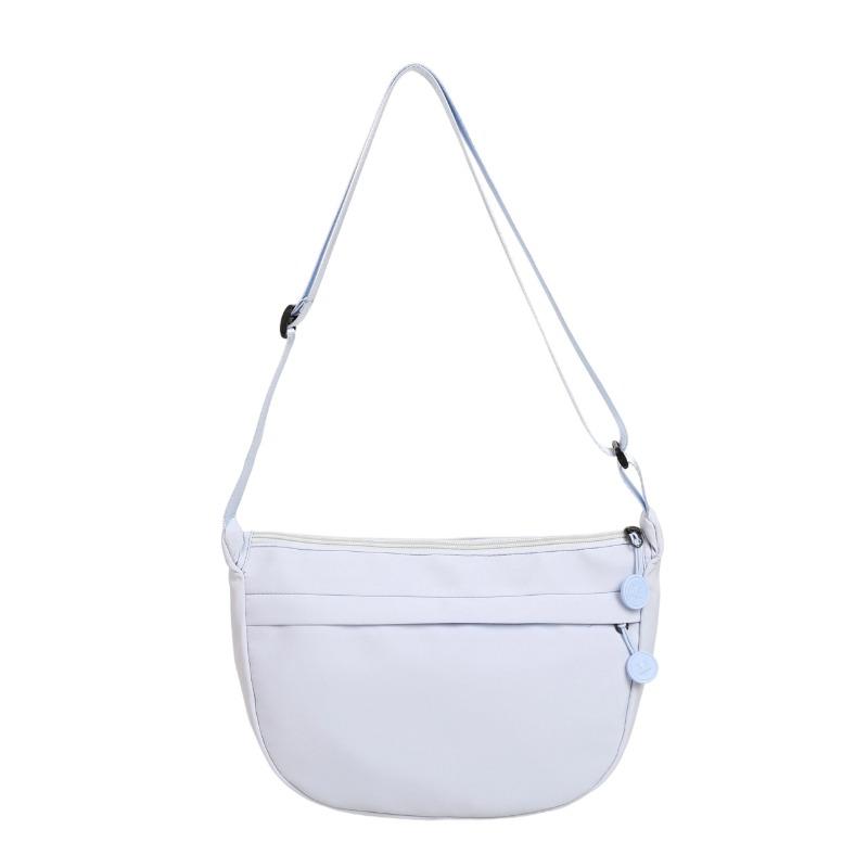 Dumpling female messenger bag mini canvas bag new bag one shoulder sports versatile walking backpack mobile phone bag