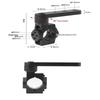Universal Rotating Spotlight Mounting Bracket for Cars, Motorcycles, and Electric Vehicles with Shock Absorbing Tube Clamp.
