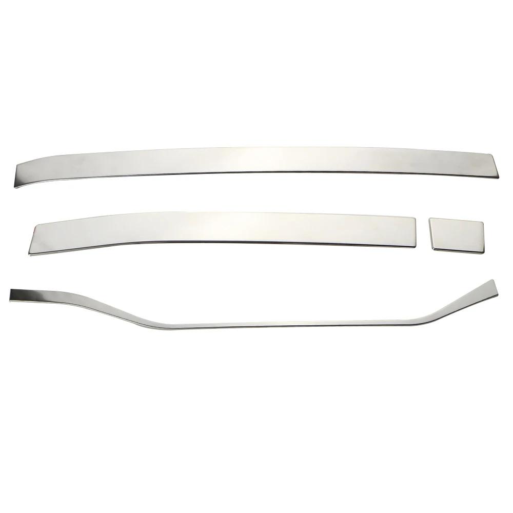 

For Volkswagen VW T-ROC Troc 2018 2019 2020 2025 2025 LHD Accessories Center Console Decoration Strip Sticker Interior Trim серебряный