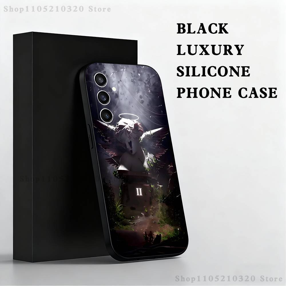 Чехол для телефона Singer J-Junior H для Samsung S25, S24 Ultra, S20, S30 plus, S22 plus, S23, S30 Ultra 5G, силиконовый, черный