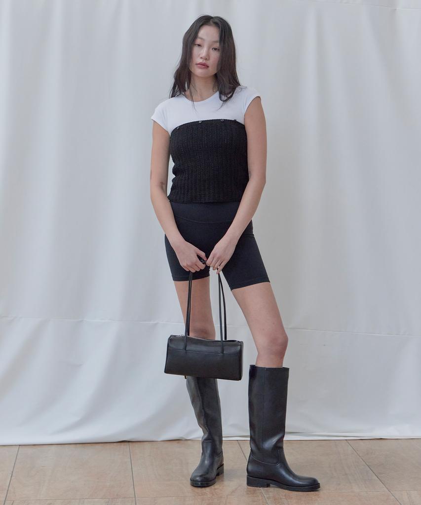 Haveawhale Square Baguette Bag (Bk)