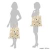 Marimekko Tote Bag Pieni Unikko Beige Women's 069915 185 A4 Size Beige / White