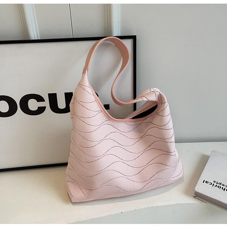 Women's Large Capacity Retro Frosted Shoulder Bag, 2023 Autumn/Winter Collection – Versatile Mother-Child Bucket Style