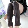 1PAIR Stacking Socks Cover Medium Autumn and Winter Knitted Leg Cover New Simple Women's Calf Shaping Twist Socks