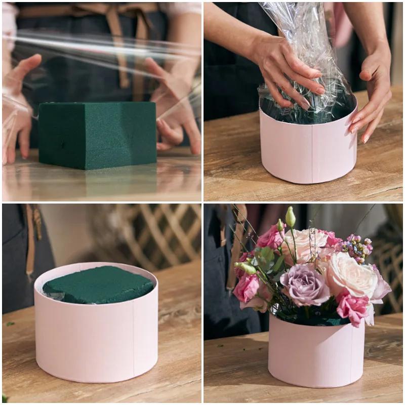 3/6Pcs Wet Floral Foam Blocks, Absorbent Styrofoam Bricks for Flower Arrangement, Wedding Party Decoration Supplies Home Decor