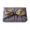 Reversible furoshiki 70cm Small Cherry Blossom Hemp Leaf Pattern Eco Gift Wrapping Japanese Design Stylish Large Washable Packaging Bag