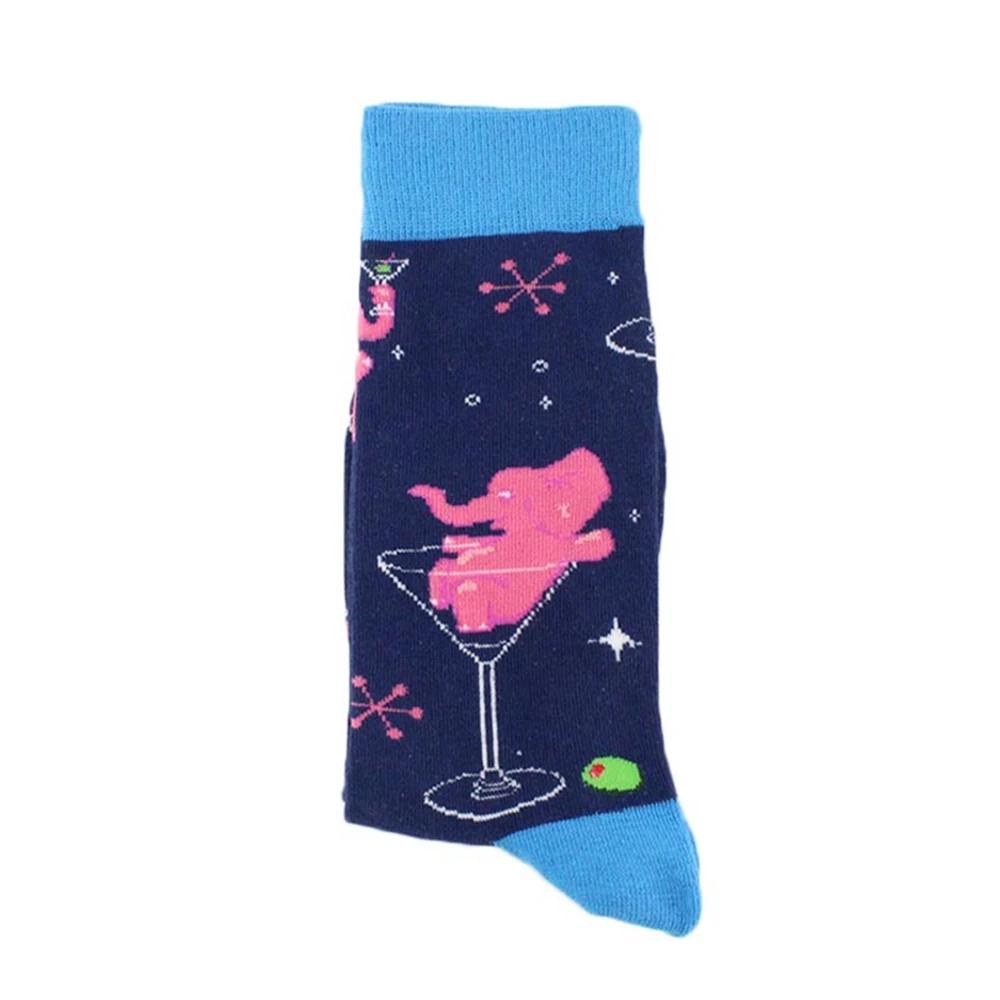 New Unisex Funny Dinosaur Shark Cat Dog Deer Skull Frog Fish Owl Cock Ocean Waves Pug Monkey Astronaut Men Women Socks Dropship