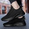 Fujeak Men Casual Shoes Fashion Breathable Walking Mesh Flat Shoes Unsex Running Sports Shoes Couple Footwear Women Sneakers