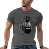 Cat Drummer Drumming TShirt Plus Size Loose Fit TShirt