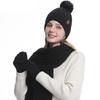 High Quality Winter Knitted Warm Set Custom Logo  Winter Gifts for Men and Women Scarf Beanie Hat and Gloves