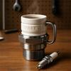 Auto Theme Spark Plug Coffee Cup, Unique Gift for Mechanics & Car Lovers