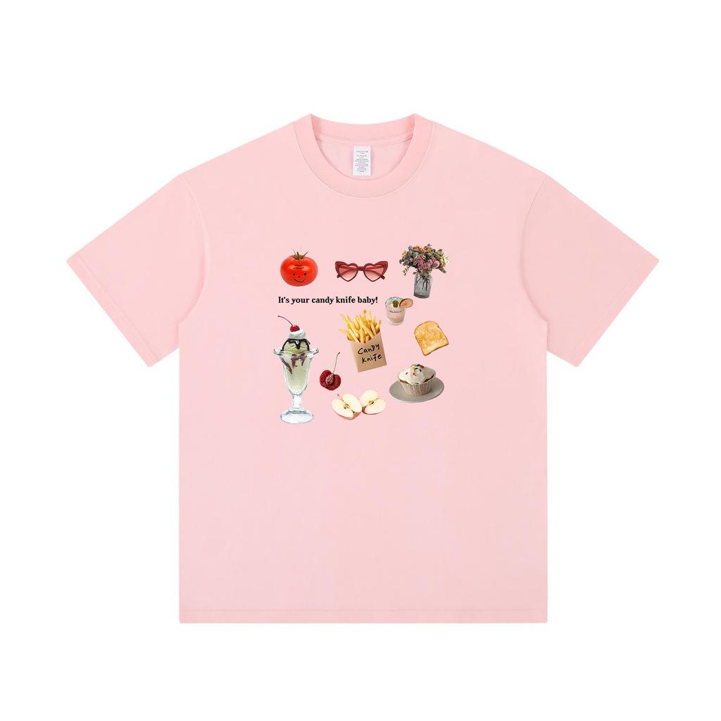 Unisex Fun Print Casual Crew Neck T-Shirt - Age-Reducing, Slimming & Versatile