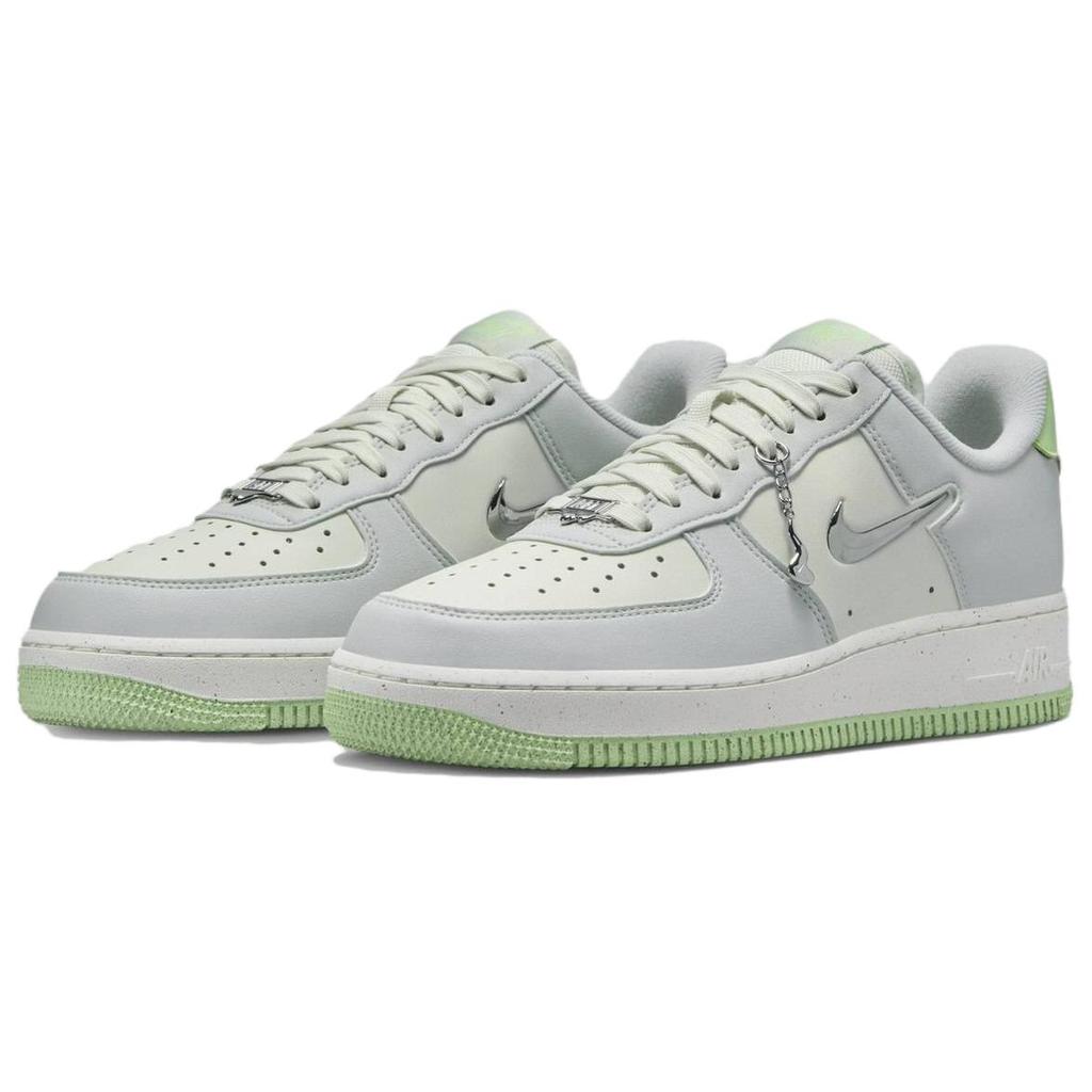 New Nike Air Force 1 Low '07 Se Next Nature Sea Glass Vapor Green Liquid Metal Women's FN8540-001