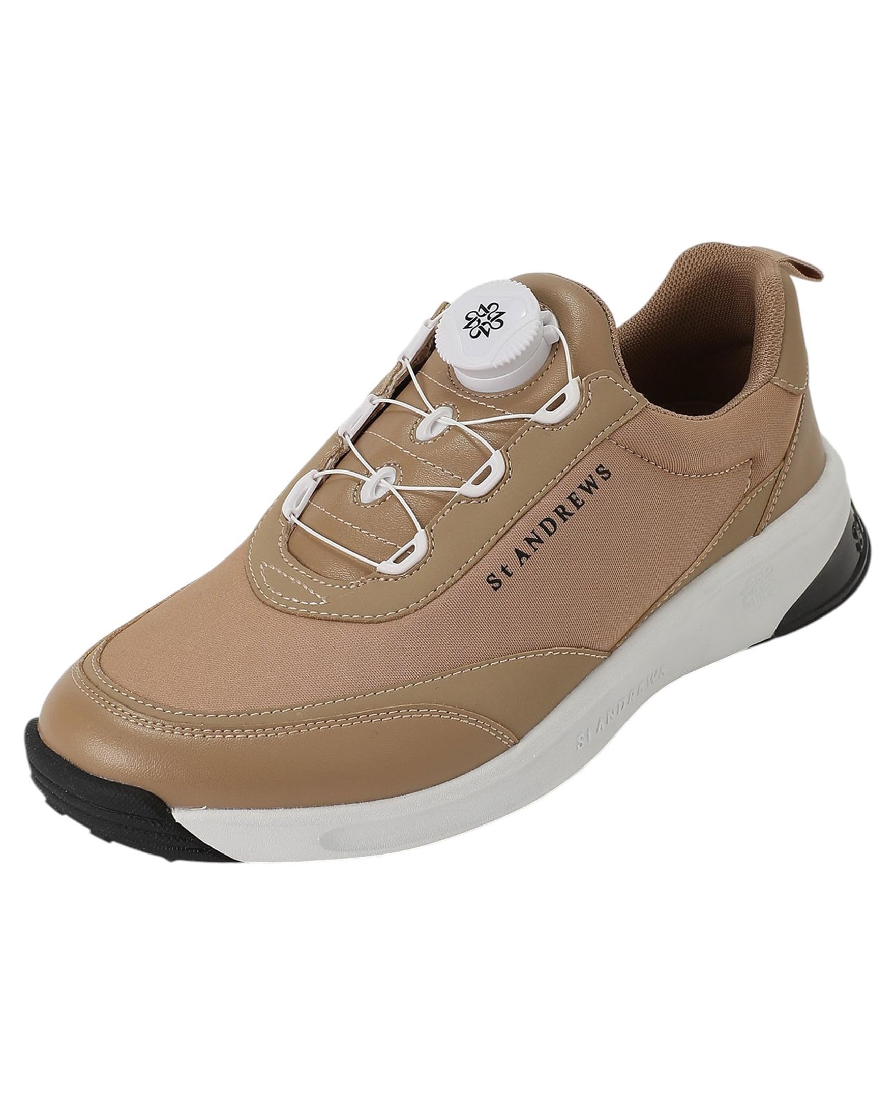 

Continuing standard product Ladies golf shoes dial Golf shoes medium [St. Andrews] (spike type) / / 042-5992302 040_beige