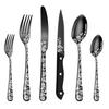 48PCS Stainless Steel Silverware Set Mirror-Polished Cutlery Flatware Set 8 Steak Knives 8 Dinner