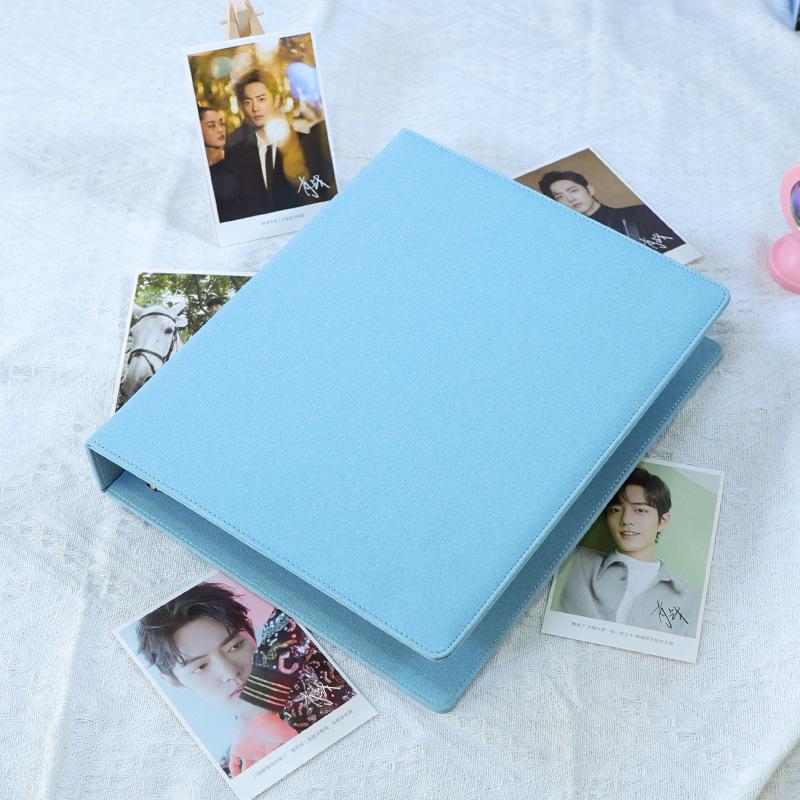 A4 Star-Chasing Gradient Photo Album: Nine-Square Card Book for Polaroids, Postcards & Idol Photos A5