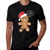 Gingerbread Oh Snap TShirt Modern Print Casual TShirt