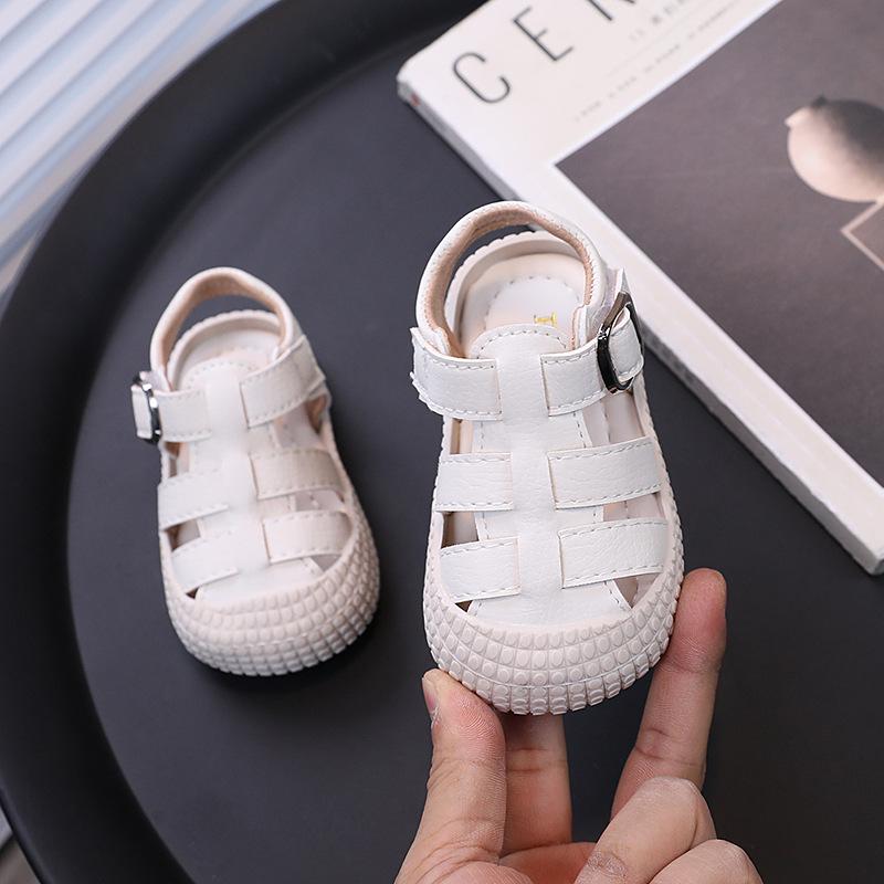 

«Корейские летние сандалии для младенцев на мягкой подошве 2024 года — модные закрытые носки для девочек и мальчиков» 5 pairs, Sizes 16-20