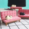 TV Resin Craft Decor Mobile Phone Bracket Pink Sofa Cat Phone Supports Phone Holder Desktop Stand