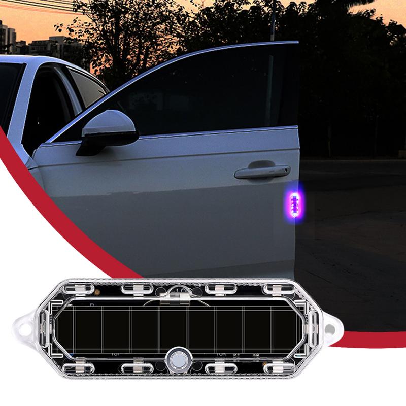 Truck Strobe Lights Solar Powered LED Tail Lights Flashing Vehicle Strobe Lights Decorative Anti Collision Lights For