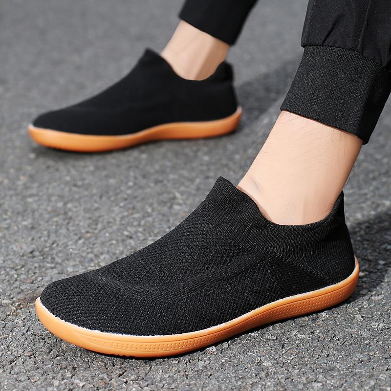Mesh Men's Barefoot Shoes Breathable Zero Drop Sole Casal Sneakers Men Wide Width Casual Shoes Plus Size 39-46