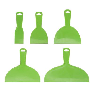 5 STÜCK Kunststoff Spachtel Schaber Flexibles Spachtel Set Mehrzweck Farbschaber Werkzeug zum Malen