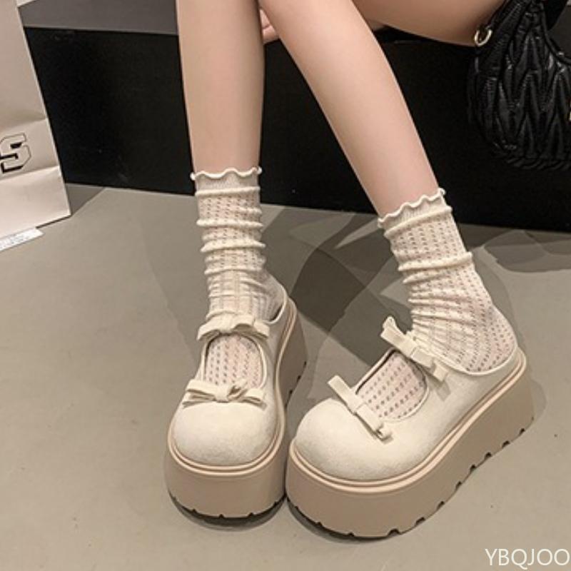 Fashion Versatile bow height increasing, short cool drag women's spring summer new style thick soled simple comfortable women's shoes