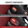 VIJT4 TPE Car Seat Belt Socket Protective Cover Interior Accessories For Skoda Kodiaq Fabia Kamiq Karoq Octavia 2 3 Rapid Scala